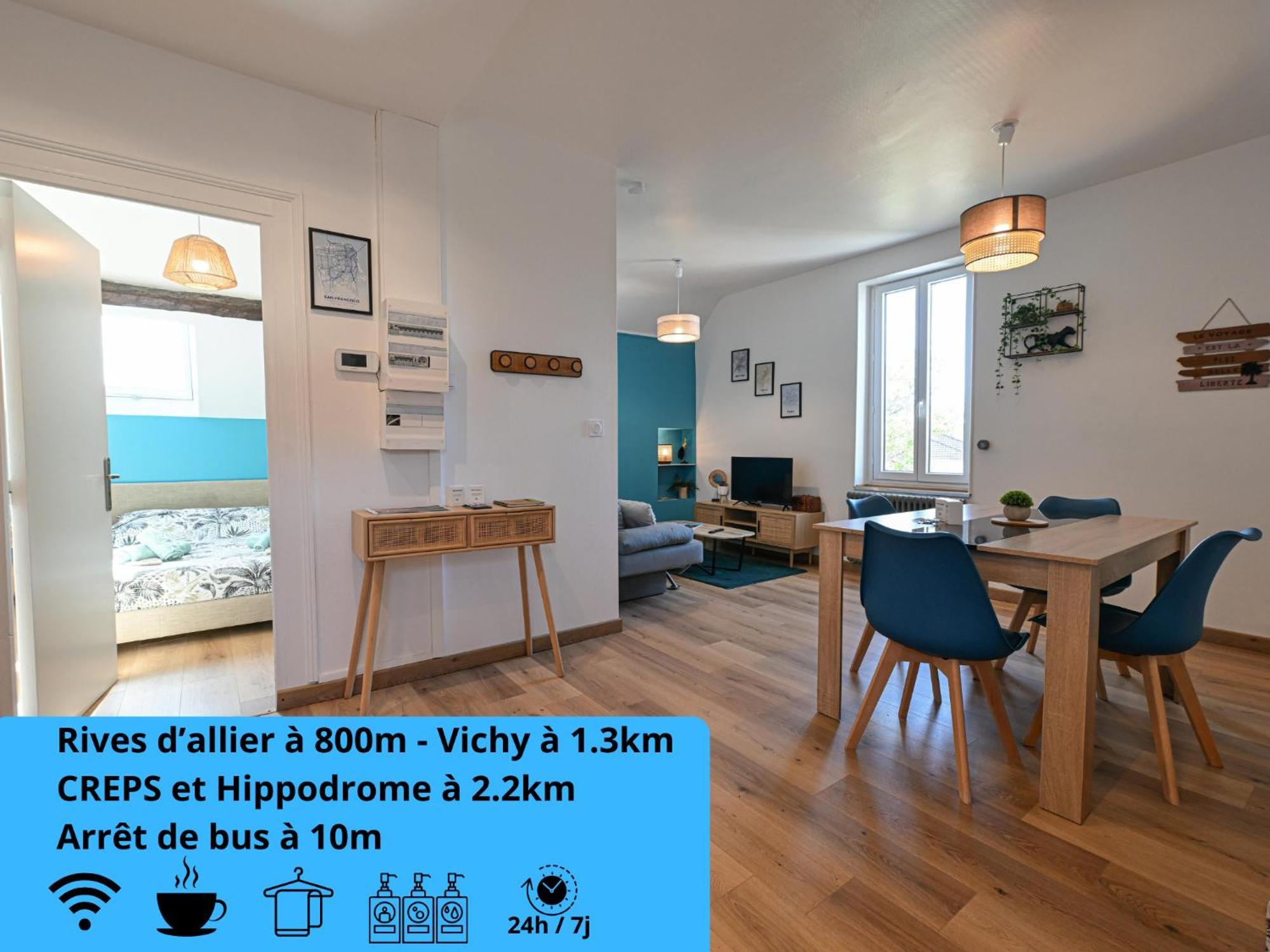 Ferienwohnung La Belle Rive Du Voyageur Bellerive-sur-Allier Exterior foto
